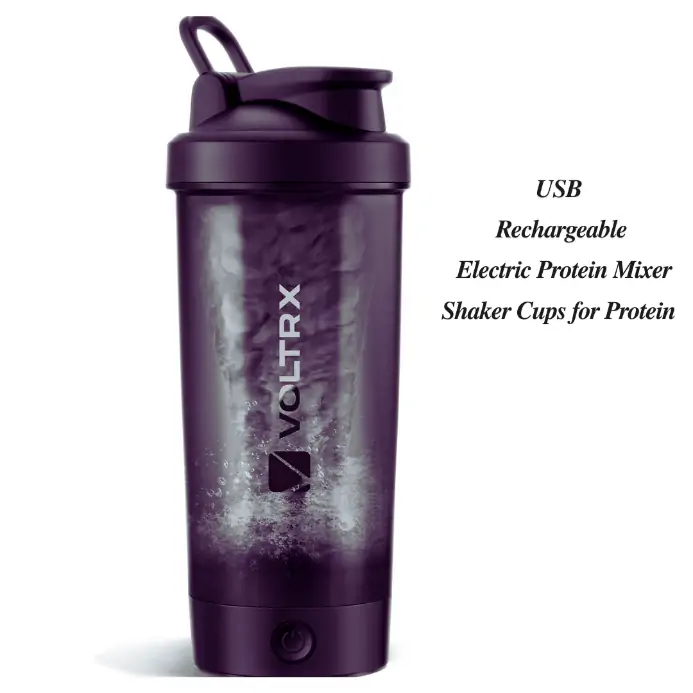 Electric Protein Mixer Cup For Shakes And Meal Supplements.
