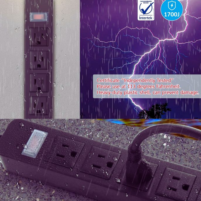 Waterproof Outdoor Power Plug 