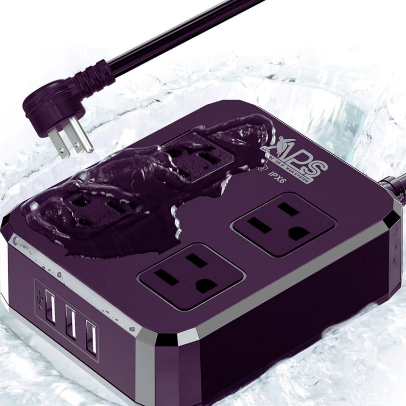 Waterproof Outdoor Power Plug 